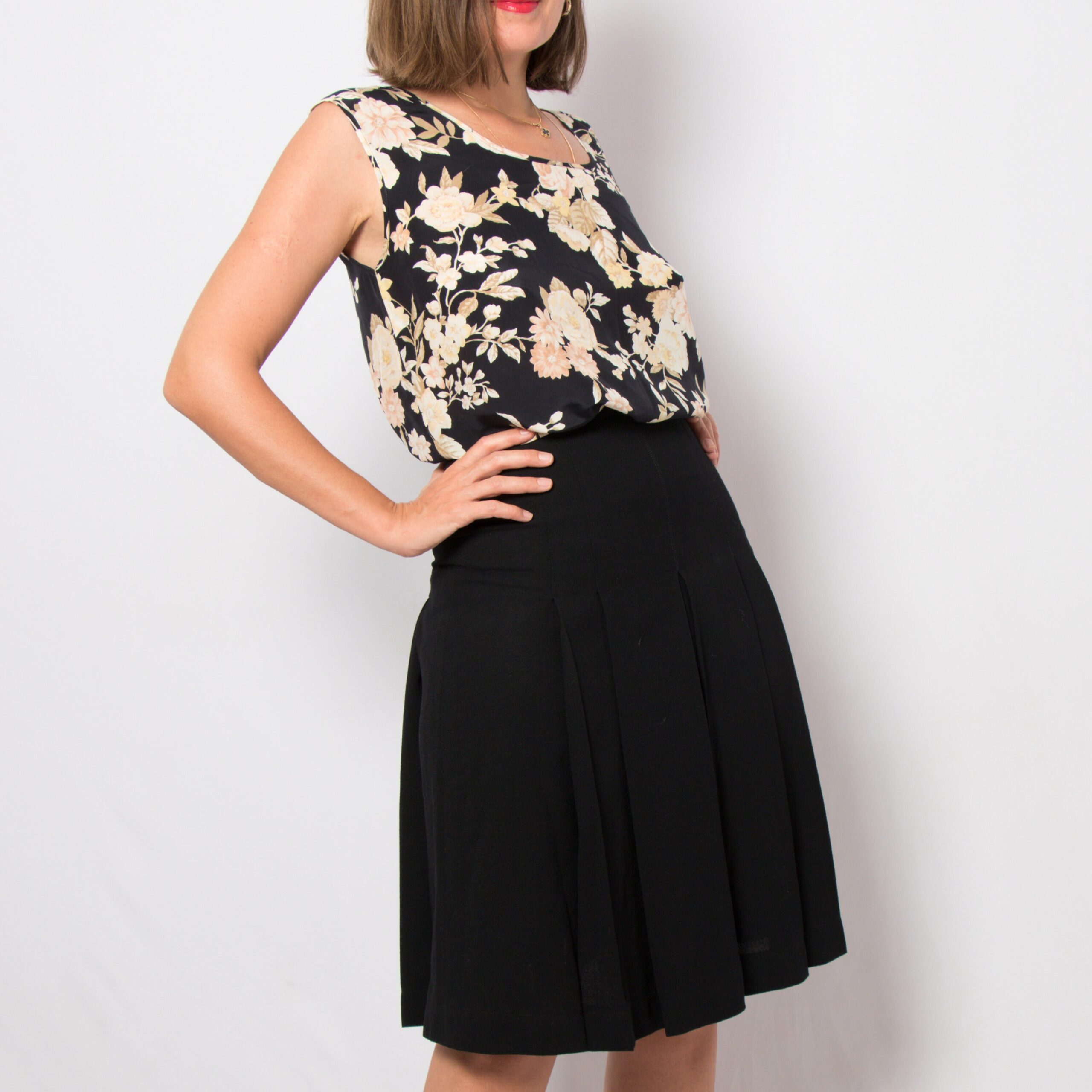 YSL Black Wool Pleated Skirt YSL Black Wool Pleated Skirt - Image 5