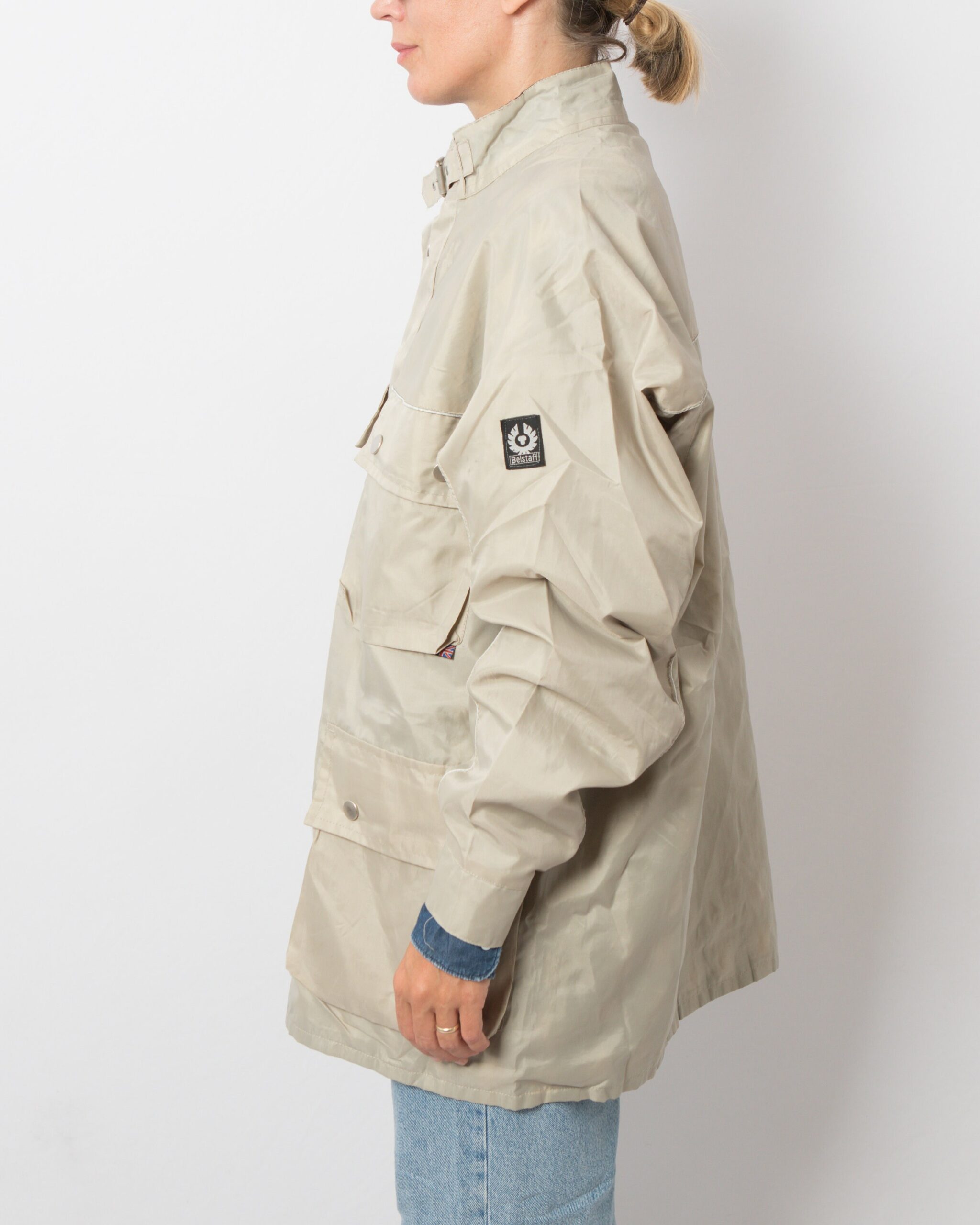 BELSTAFF Beige Nylon Jacket BELSTAFF Beige Nylon Jacket - Image 4
