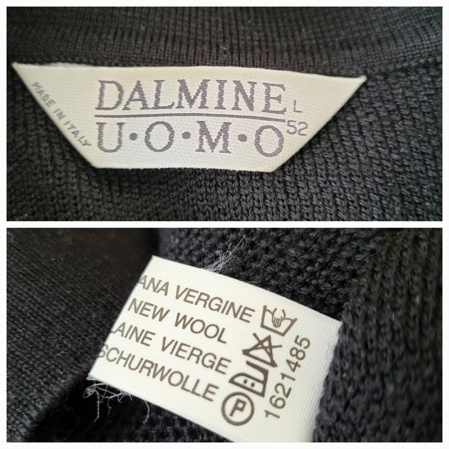 Vintage Oversized Black Wool Sweater Vintage Oversized Black Wool Sweater - Image 3