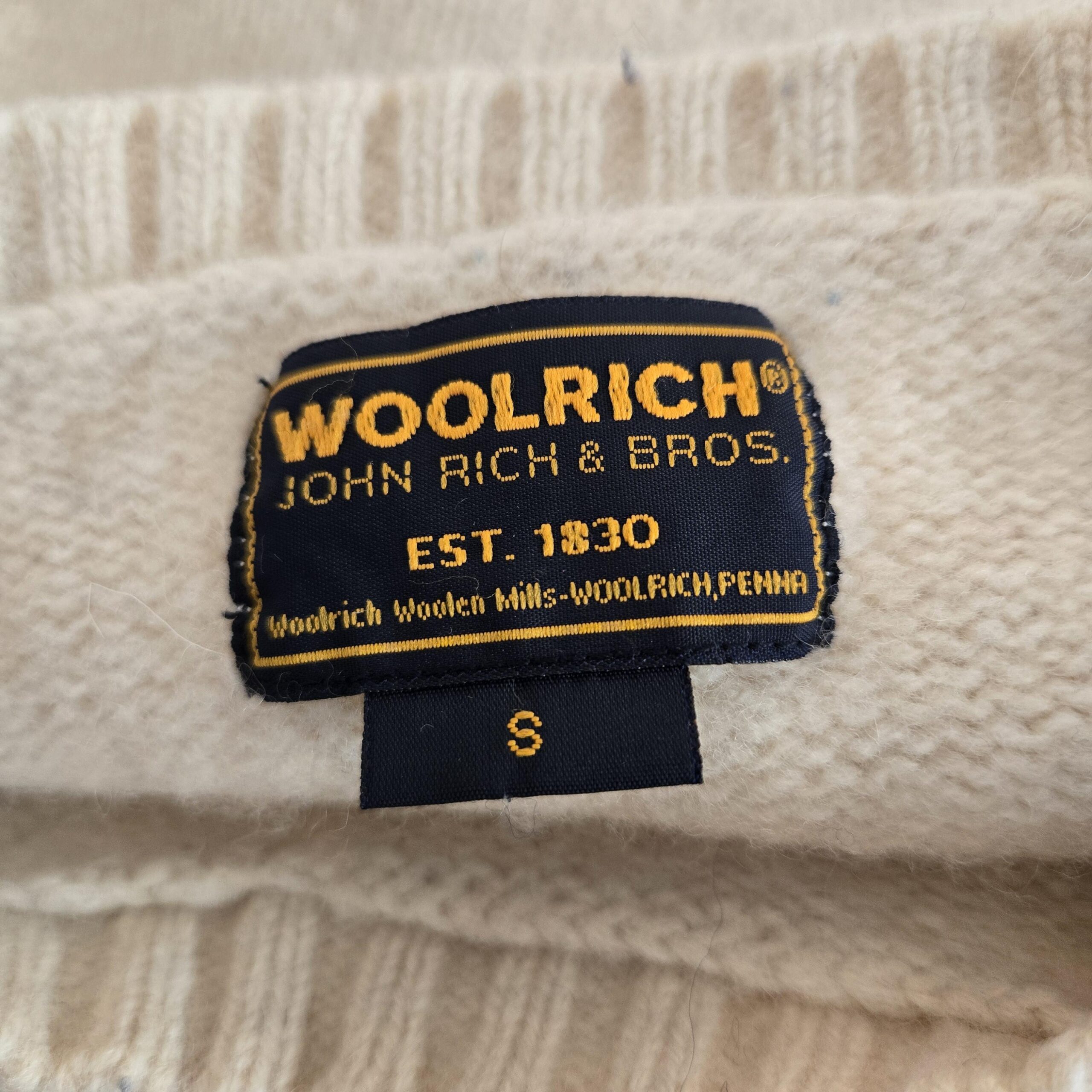 Vintage Woolrich Ivory Wool Sweater Vintage Woolrich Ivory Wool Sweater - Image 7