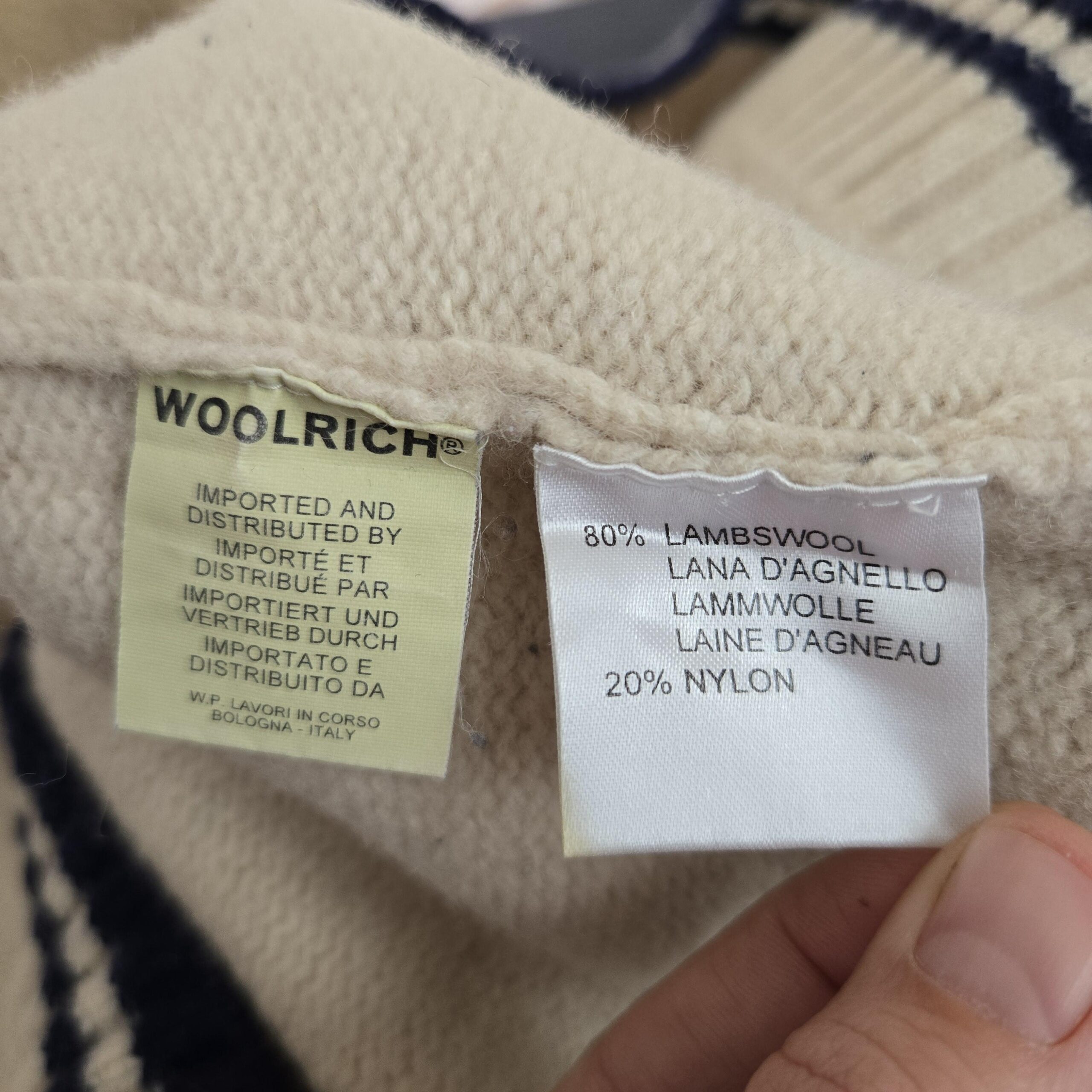 Vintage Woolrich Ivory Wool Sweater Vintage Woolrich Ivory Wool Sweater - Image 8