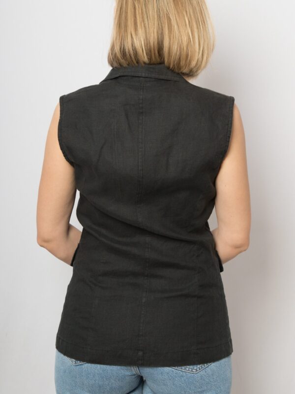 Vintage Linen Blouse - Image 6