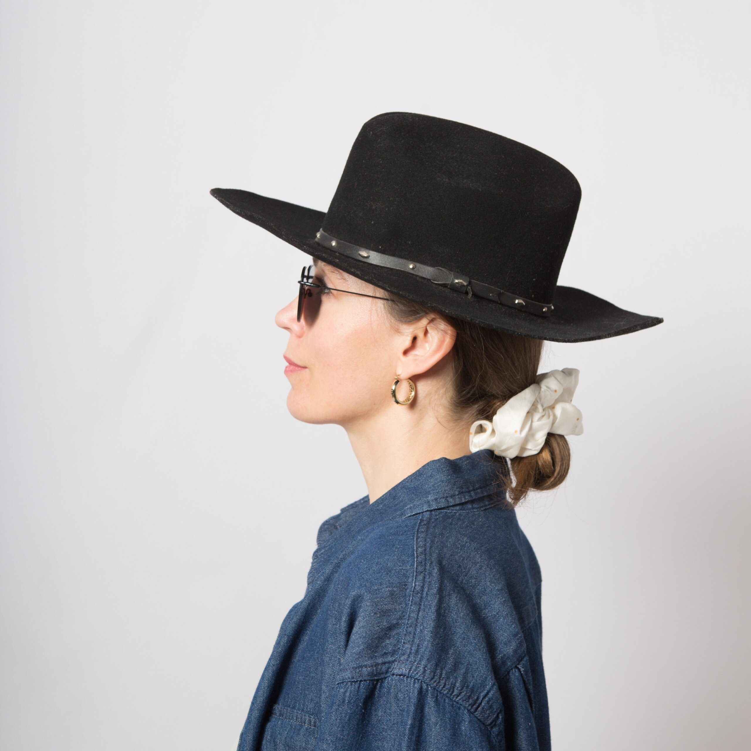 Black Wool Cowboy Hat STALLION BY STETSON Black Wool Cowboy Hat STALLION BY STETSON