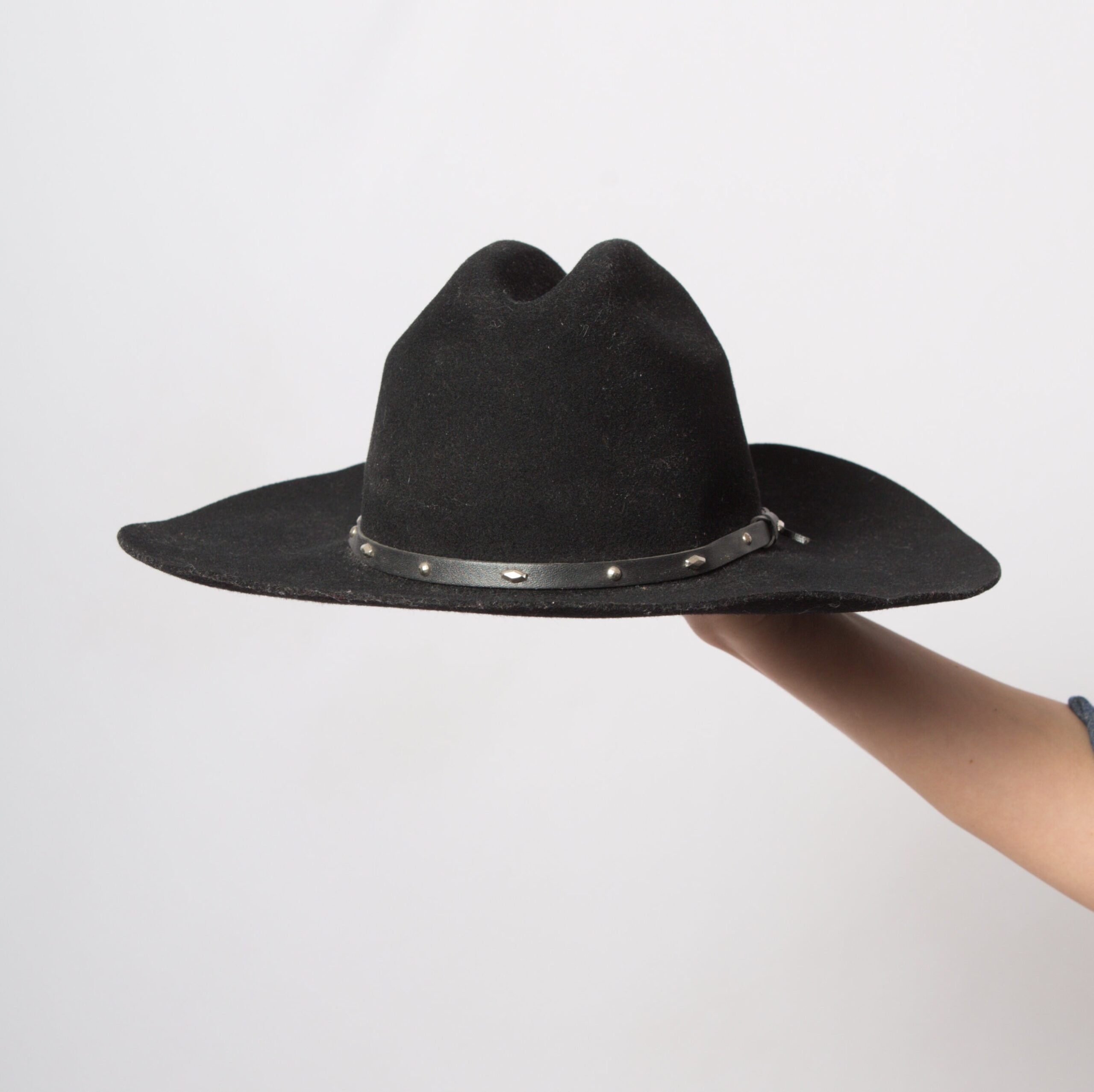 Black Wool Cowboy Hat STALLION BY STETSON Black Wool Cowboy Hat STALLION BY STETSON - Image 6