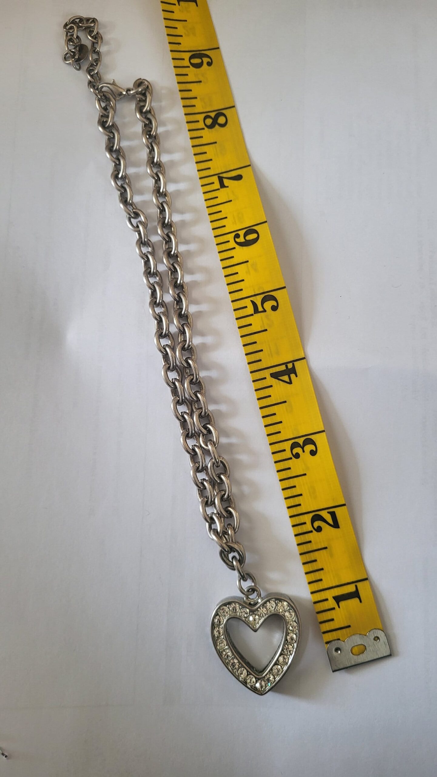 90s Heart Pendant Chain Necklace 90s Heart Pendant Chain Necklace - Image 5