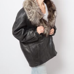 Marvin Richards Oversized Leather Jacket
