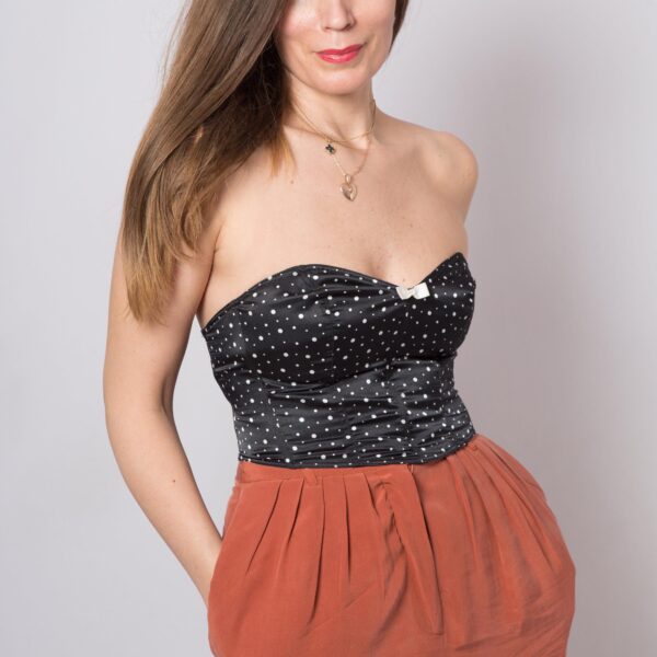 90s Corset Bandeau Top