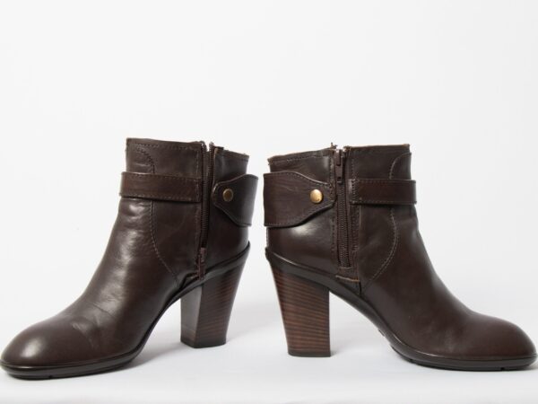 HOGAN Brown Leather Ankle Boots - Image 6