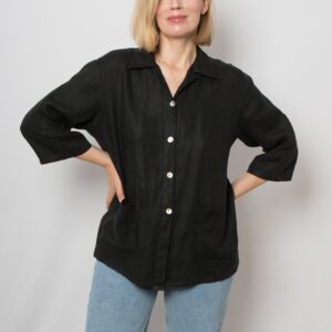 Vintage Oversized Linen Shirt