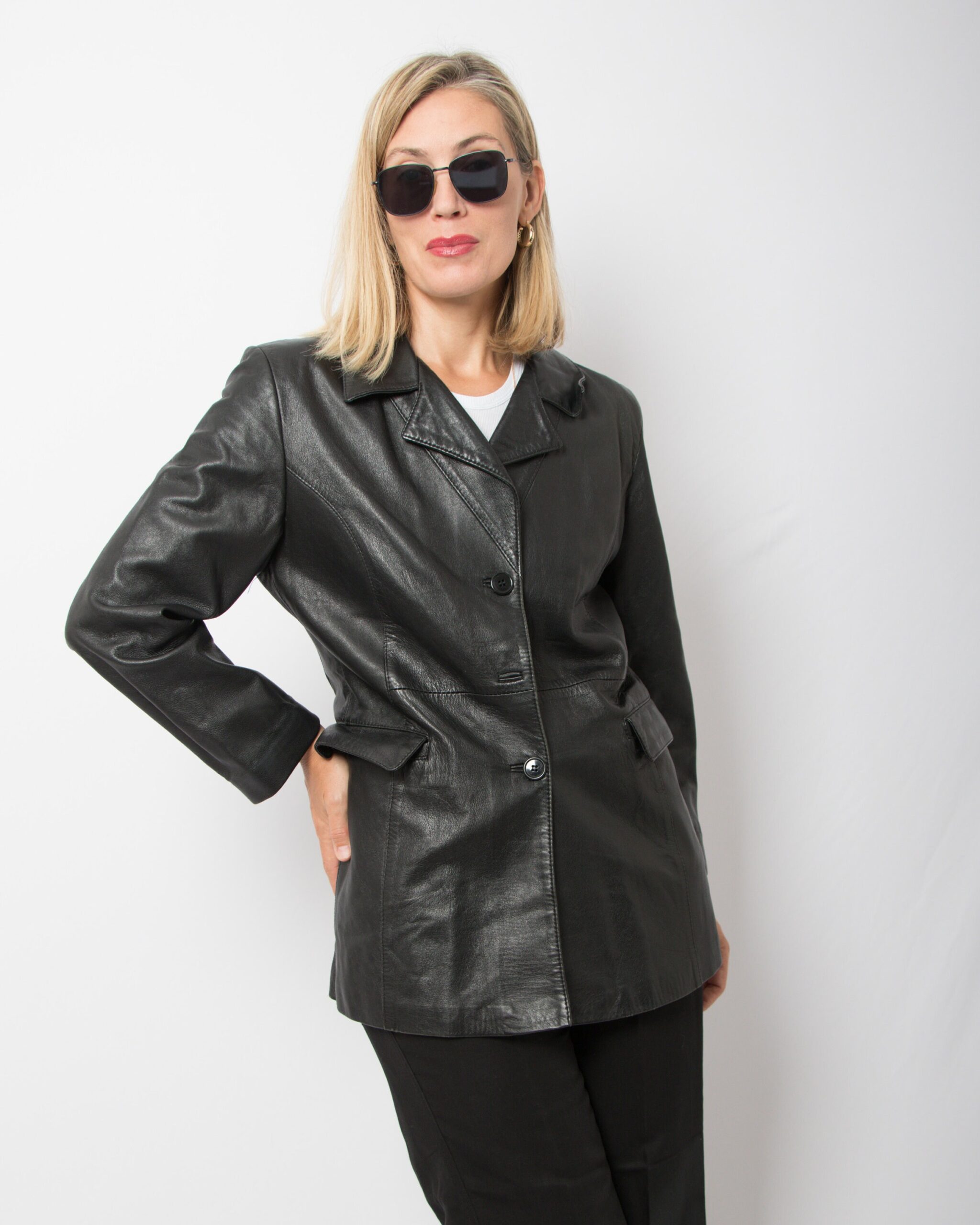Y2K Leather Jacket Black Y2K Leather Jacket Black