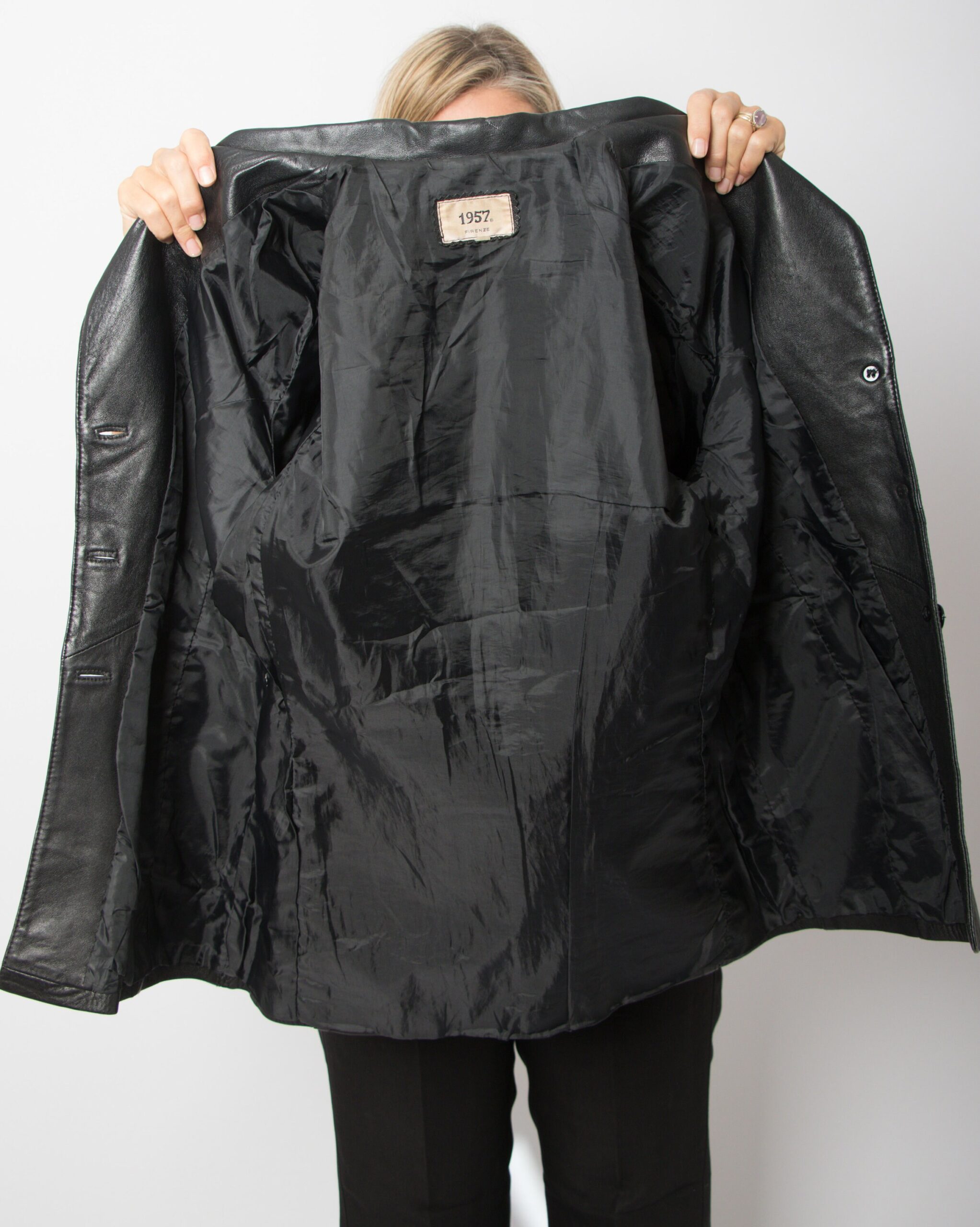 Y2K Leather Jacket Black Y2K Leather Jacket Black - Image 7