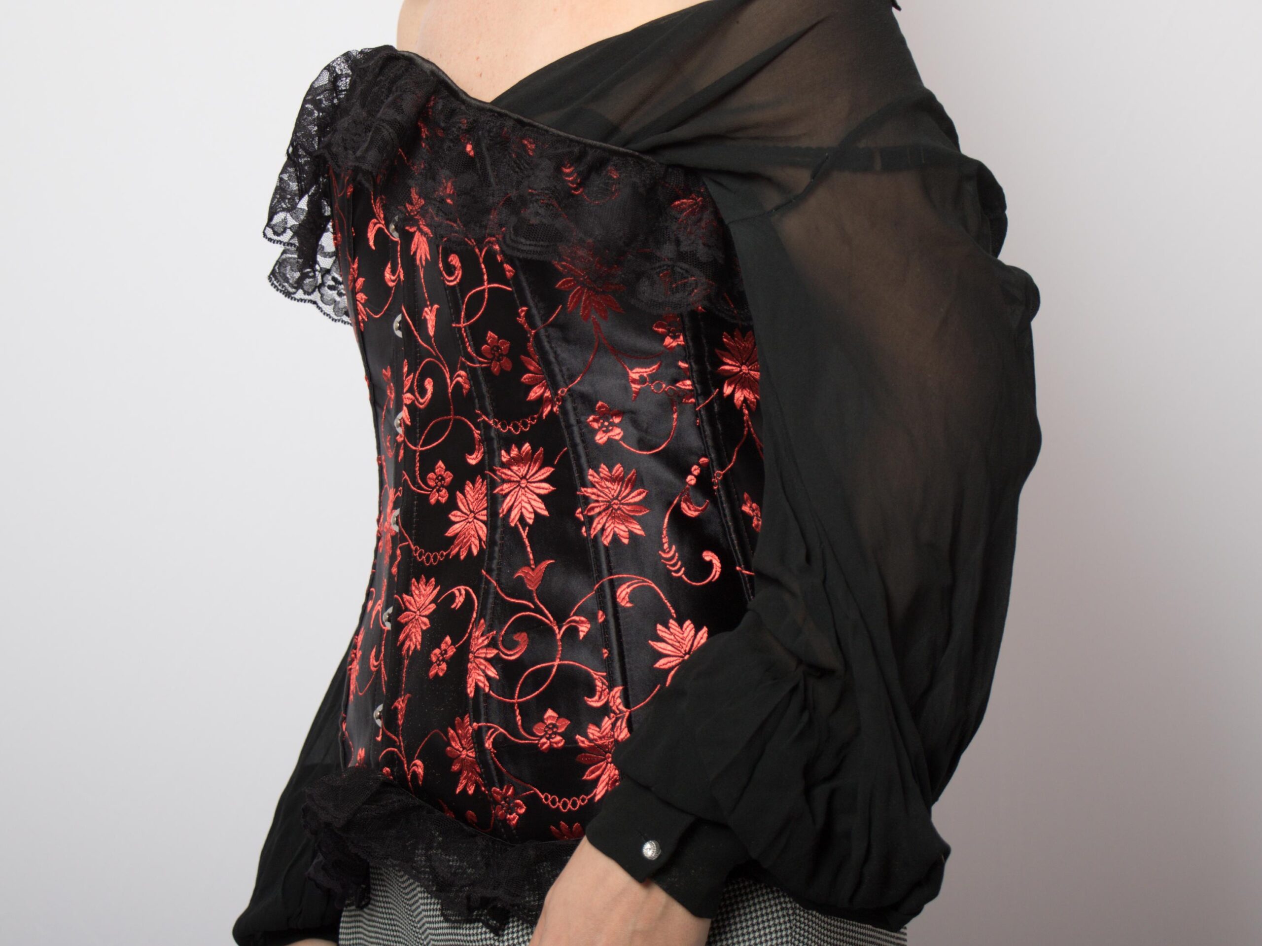 90s Floral Bustier Corset Top 90s Floral Bustier Corset Top - Image 3