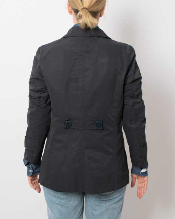 90s Y2K Marella Blue Peacoat Jacket - Image 6