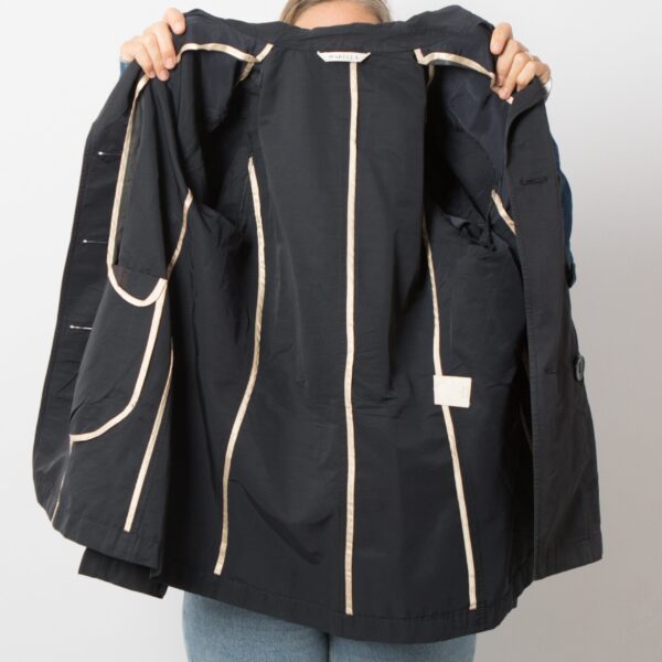 90s Y2K Marella Blue Peacoat Jacket - Image 8