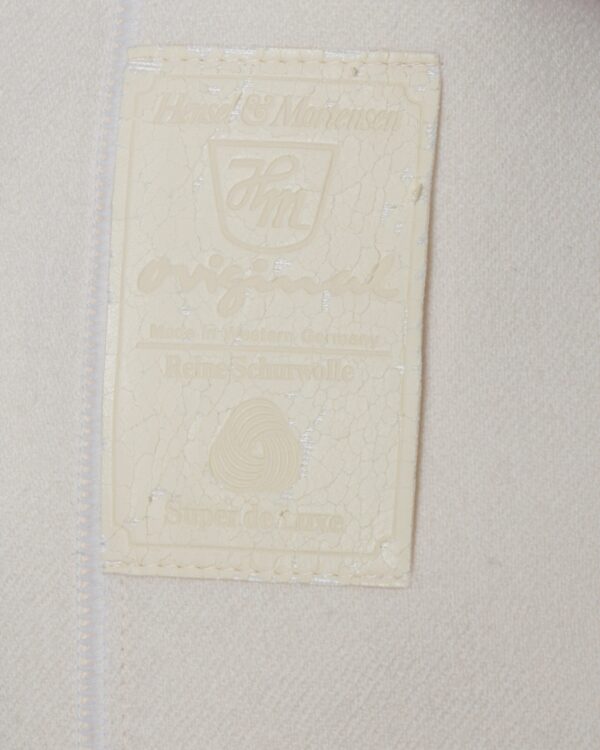 Vintage Hensel Mortensen Ivory Wool Coat - Image 8