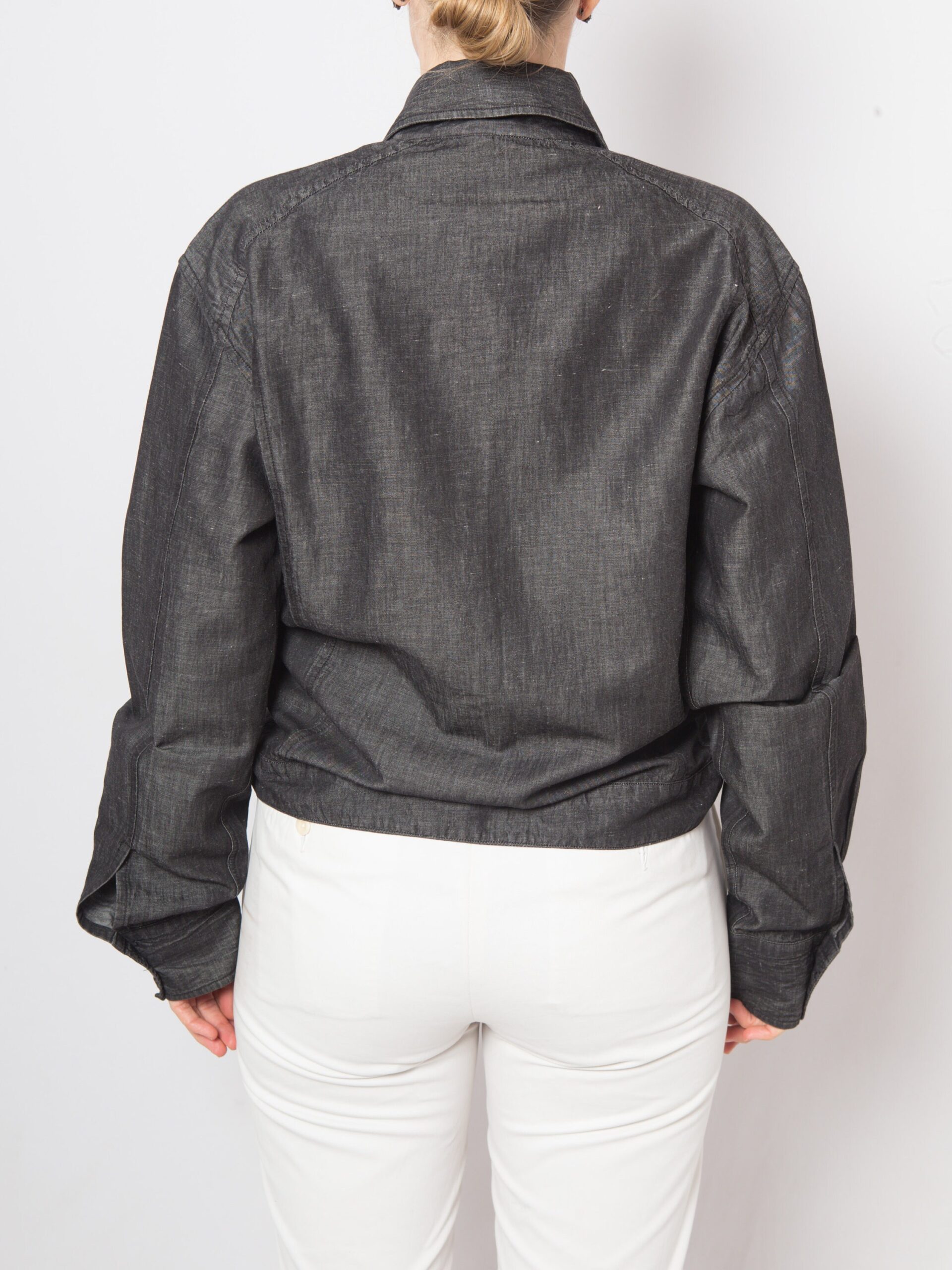 RARE Versace Classic Black Denim Shirt Jacket RARE Versace Classic Black Denim Shirt Jacket - Image 6