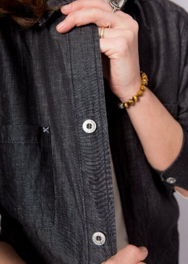 RARE Versace Classic Black Denim Shirt Jacket RARE Versace Classic Black Denim Shirt Jacket - Image 9