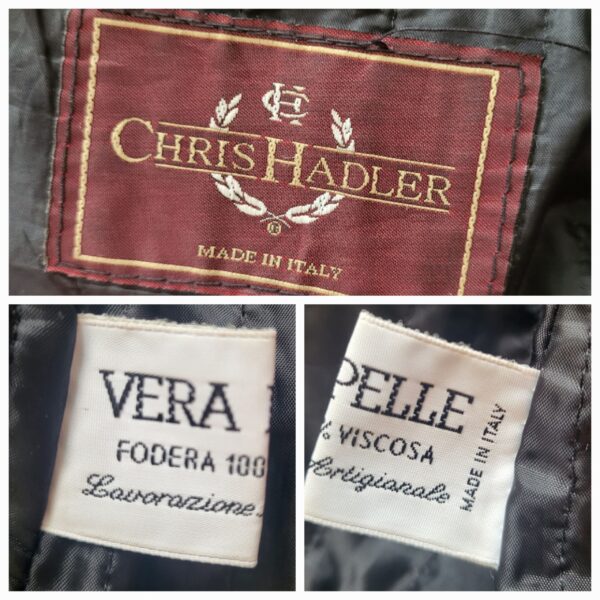 Vintage Chris Hadler Minimalist Leather Blazer - Image 8