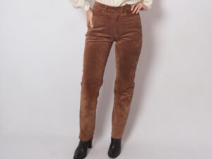 Vintage Brown Suede Pants