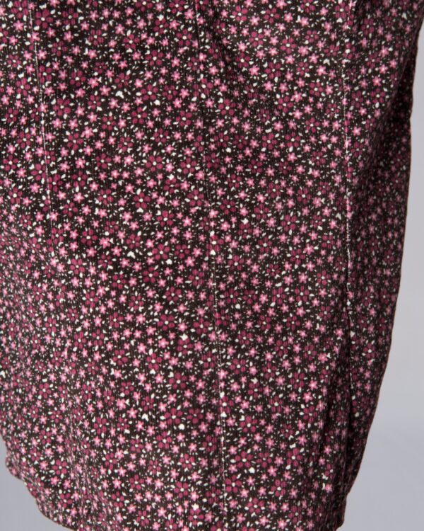 Velvet Floral Corset Top Y2K - Image 2