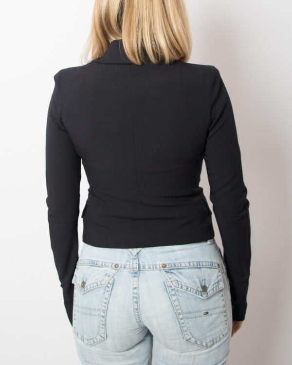 Y2K PATRIZIA PEPE Fitted Cropped Blazer - Image 6