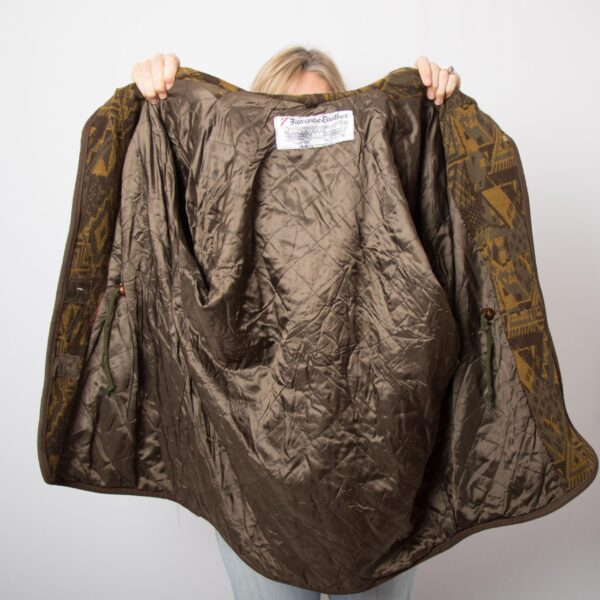 80s Blanket Coat with Hood - Image 6