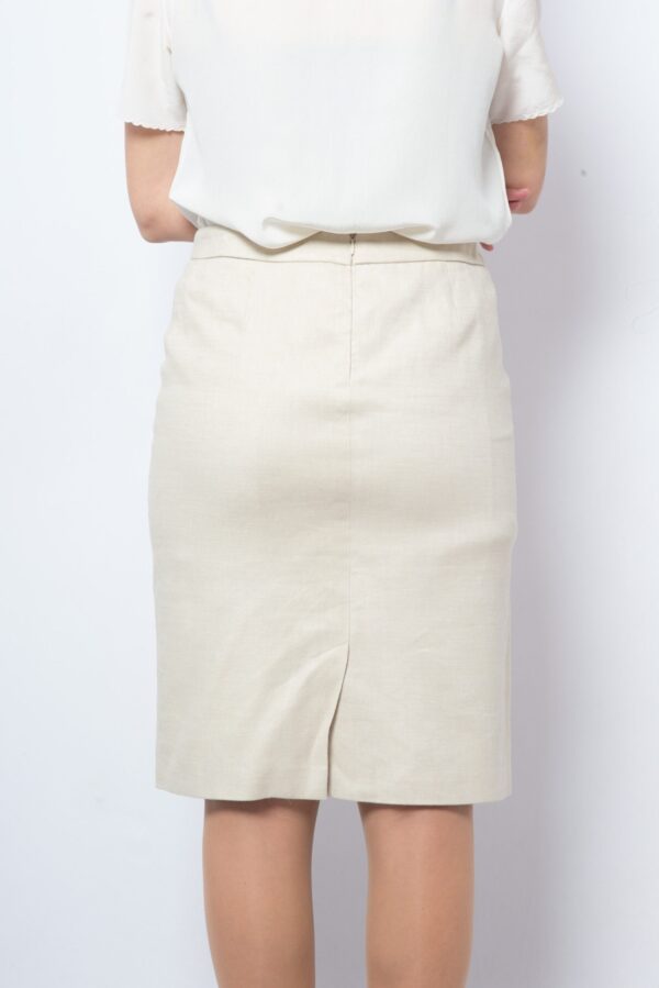 TIMELESS Marella Linen blend Pencil Skirt - Image 5