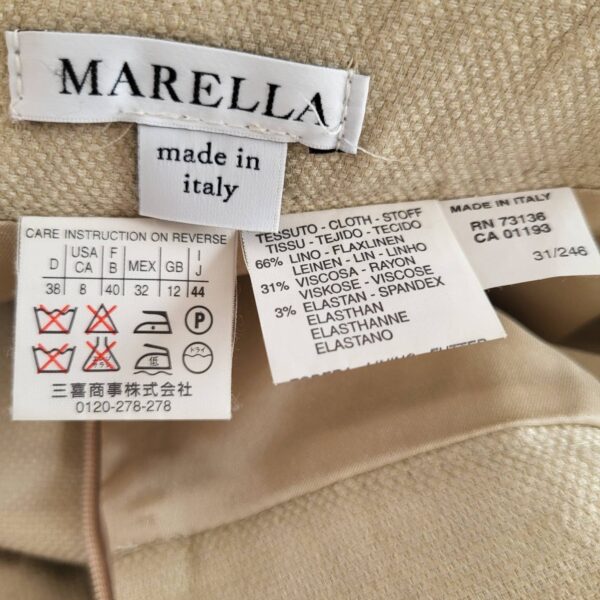TIMELESS Marella Linen blend Pencil Skirt - Image 8