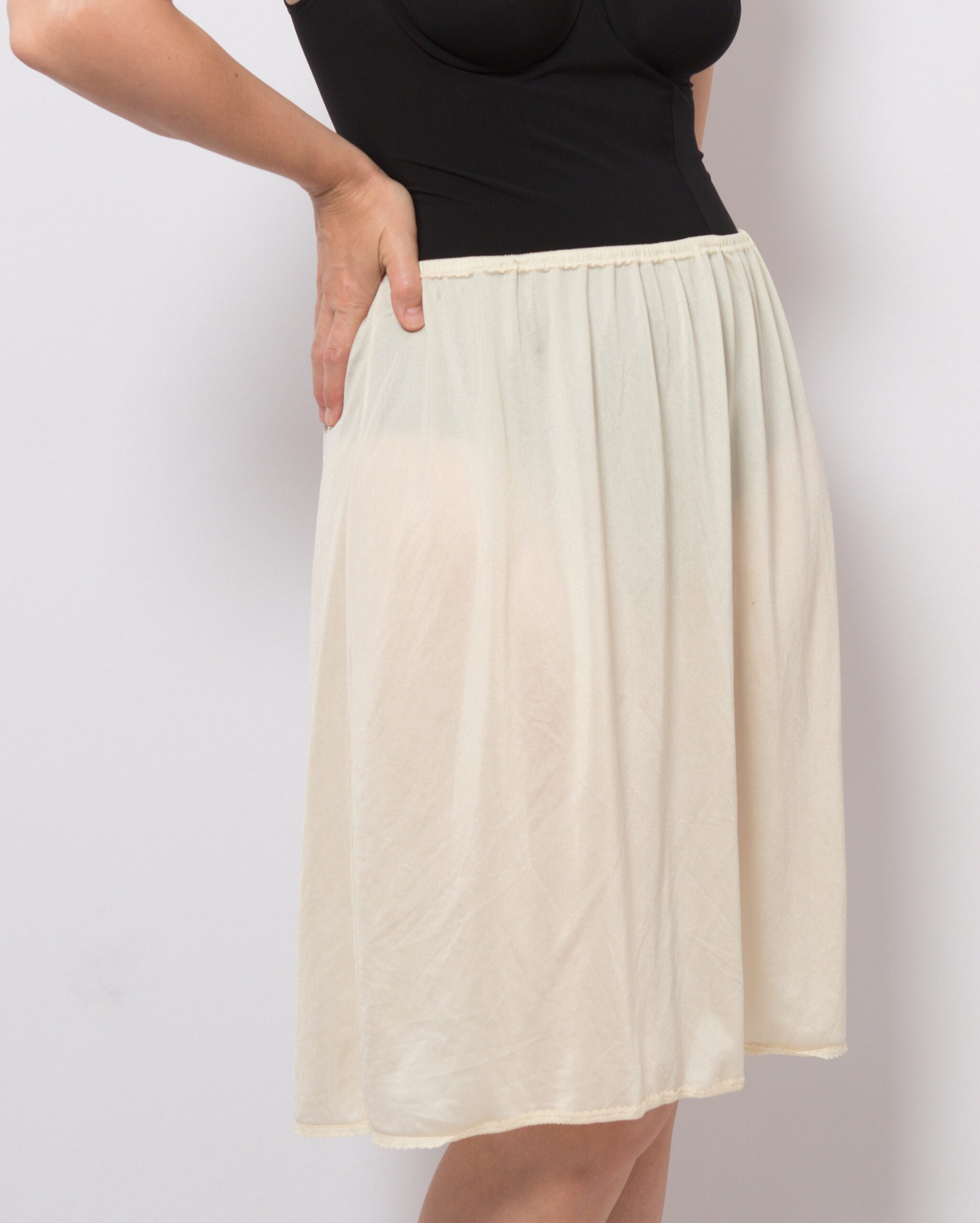 Vintage Nylon Cream Half Slip Vintage Nylon Cream Half Slip - Image 2