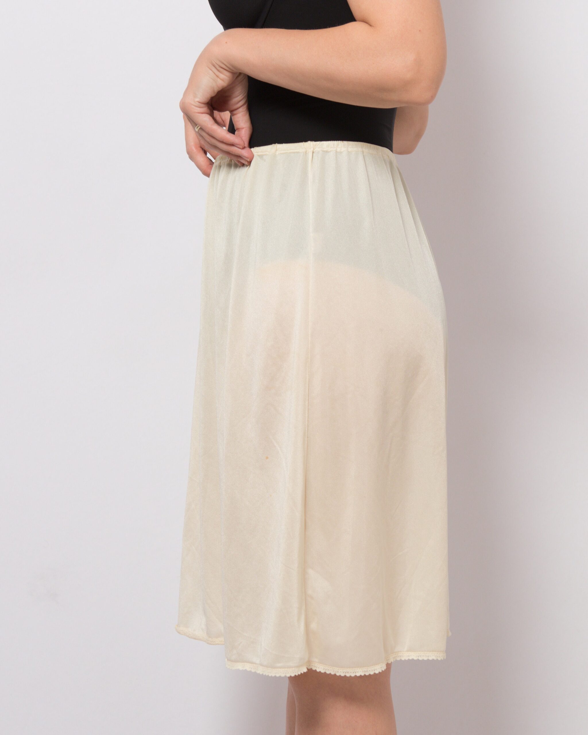 Vintage Nylon Cream Half Slip Vintage Nylon Cream Half Slip - Image 3