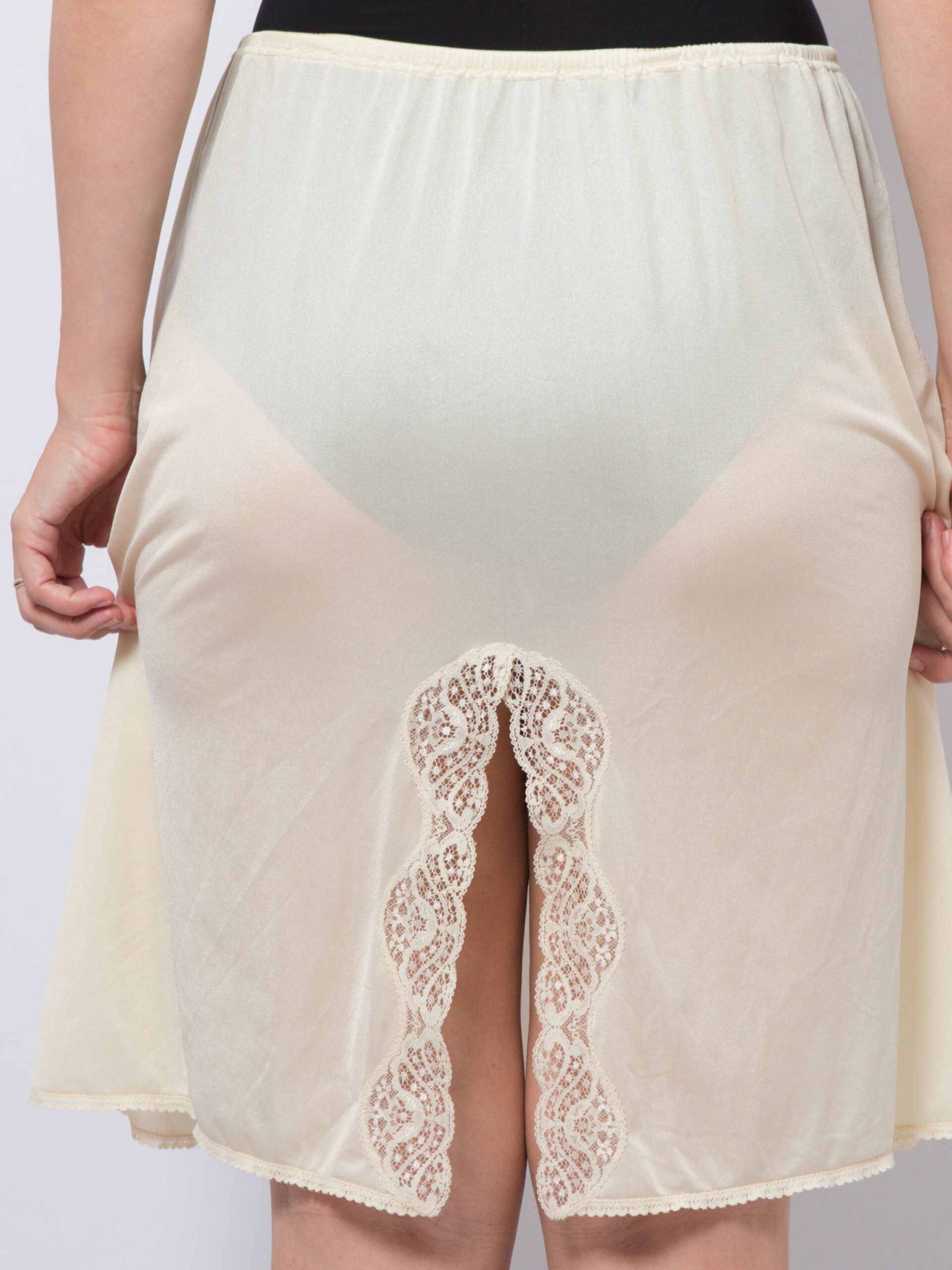 Vintage Nylon Cream Half Slip Vintage Nylon Cream Half Slip - Image 4