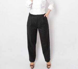 Vintage Wool Pleated Trousers