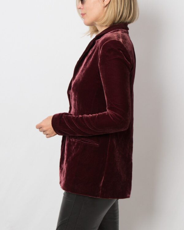 PINKO Purple Velvet Blazer - Image 3