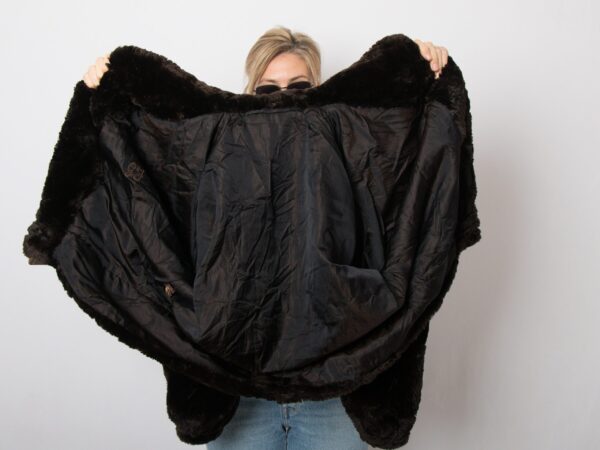 Vintage Art Deco Cropped Real Fur Jacket - Image 6