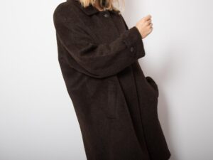 Vintage Fuzzy Cashmere Coat