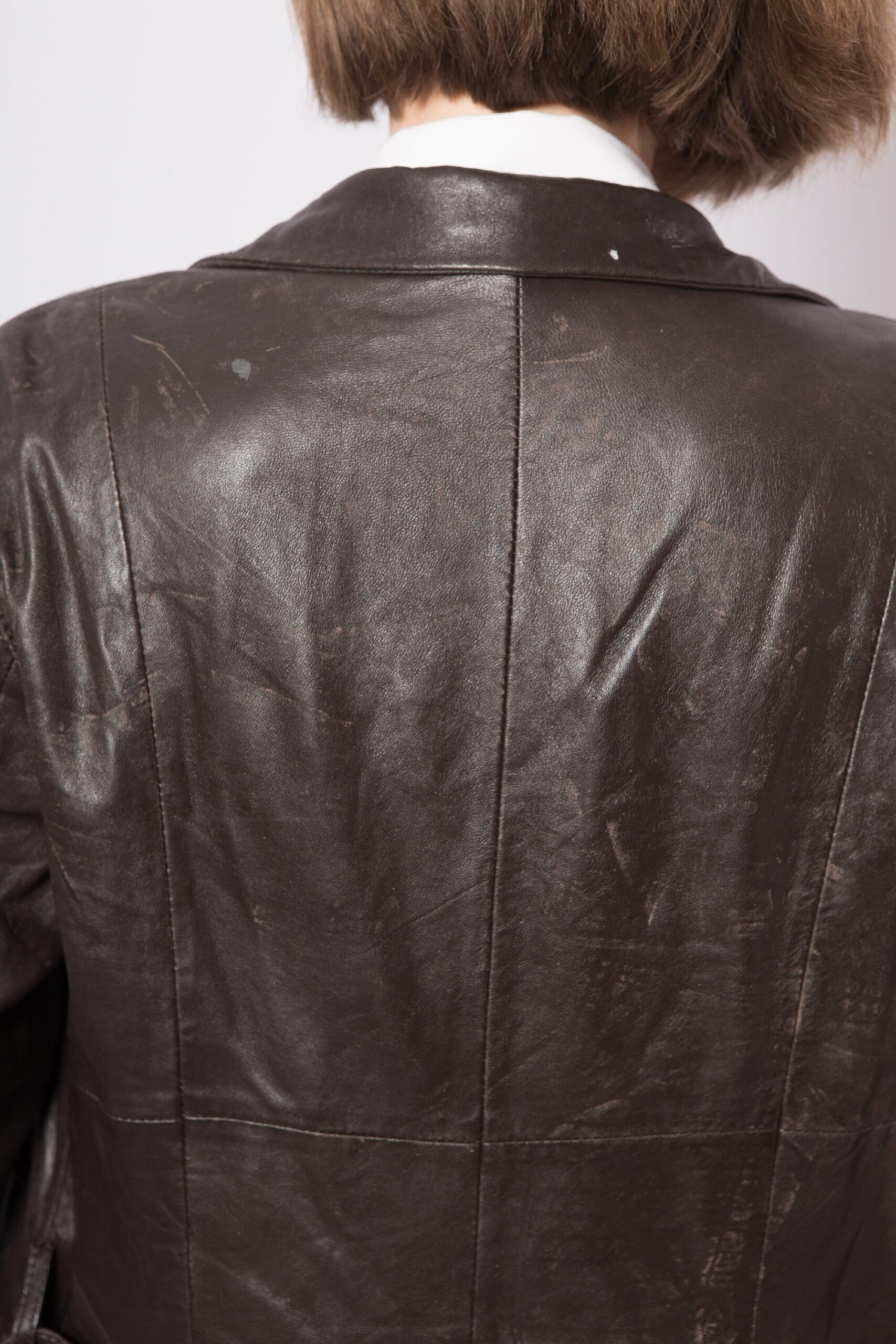 OAKWOOD Vintage Leather Trench Coat OAKWOOD Vintage Leather Trench Coat - Image 3