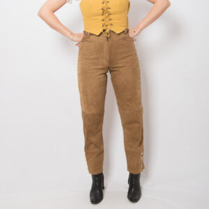 Vintage Lederhose Suede Pants