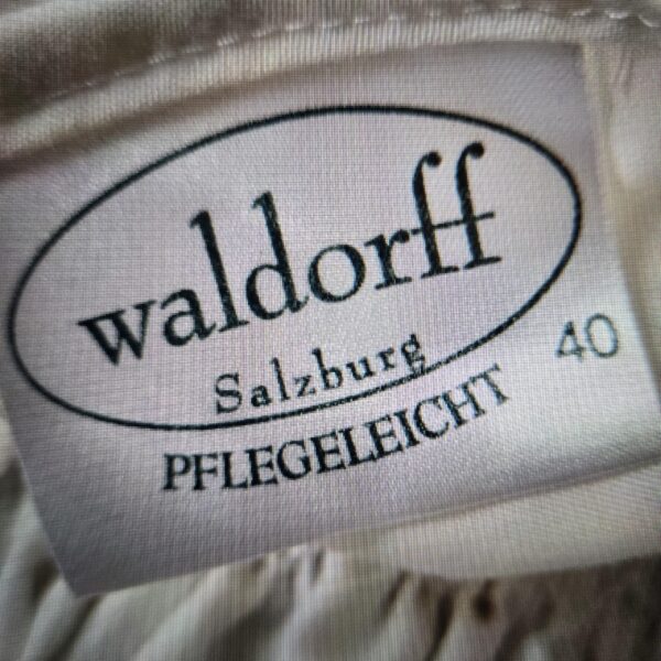 Vintage Waldorff Puff Sleeve Dirndl Crop Top - Image 9