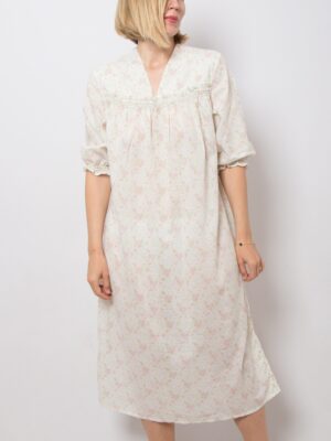 Vintage Romantic Nightgown Floral