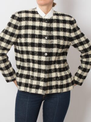 LORI Firenze Vintage Plaid Blazer