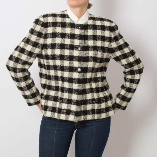 LORI Firenze Vintage Plaid Blazer