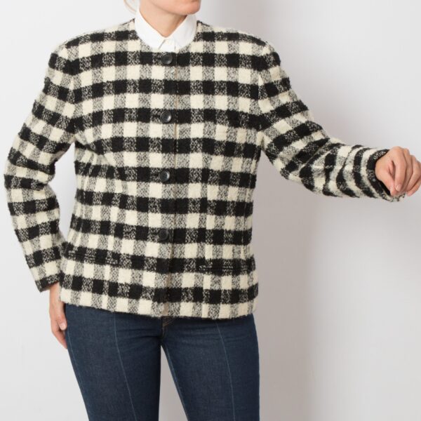 LORI Firenze Vintage Plaid Blazer - Image 6