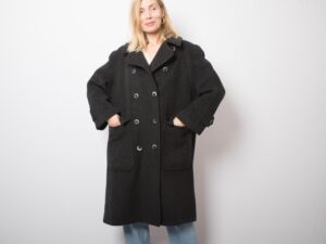 80s Oversized Mohair Coat