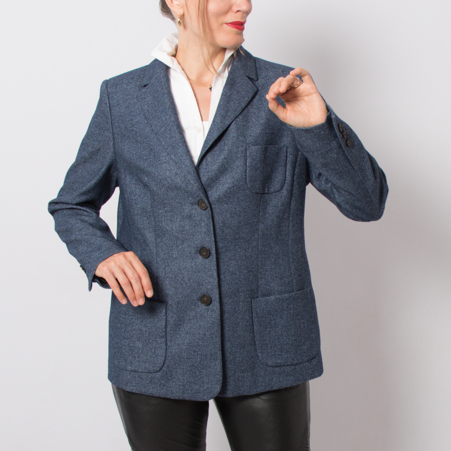 Vintage Marcona Blue Blazer Vintage Marcona Blue Blazer - Image 4