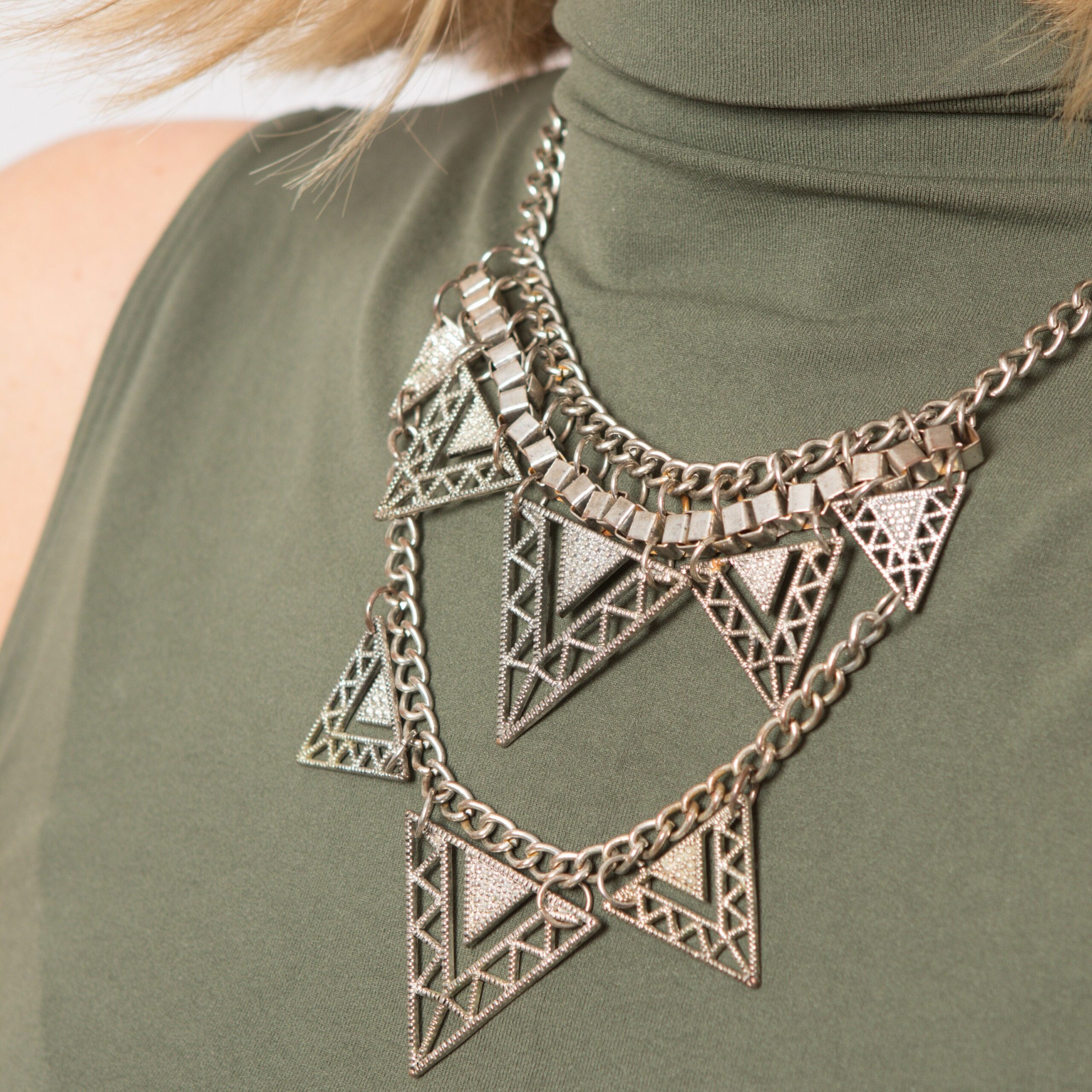 Vintage Statement Geometric Boho Necklace Vintage Statement Geometric Boho Necklace