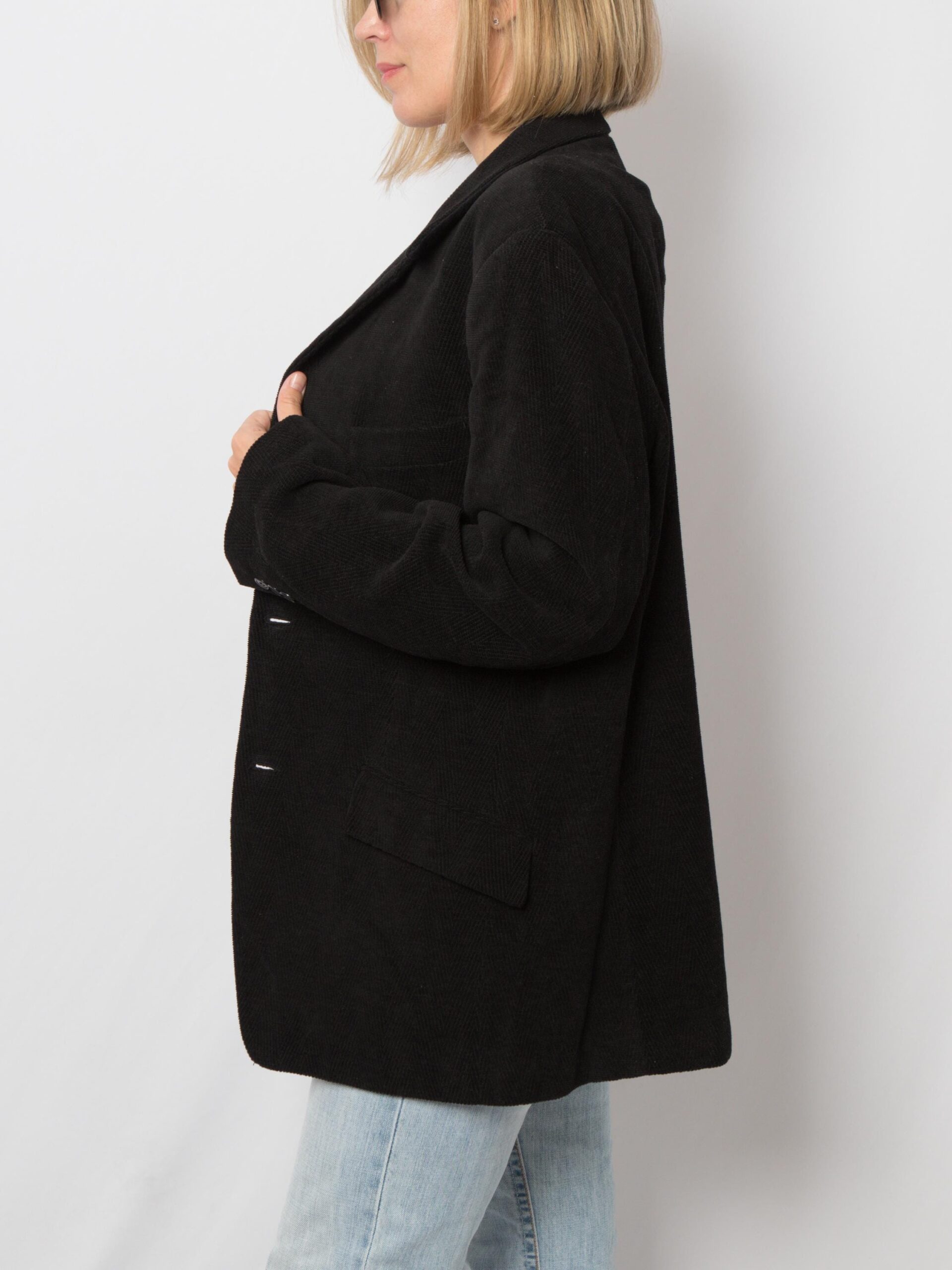 Vintage Black Corduroy Jacket Vintage Black Corduroy Jacket - Image 3