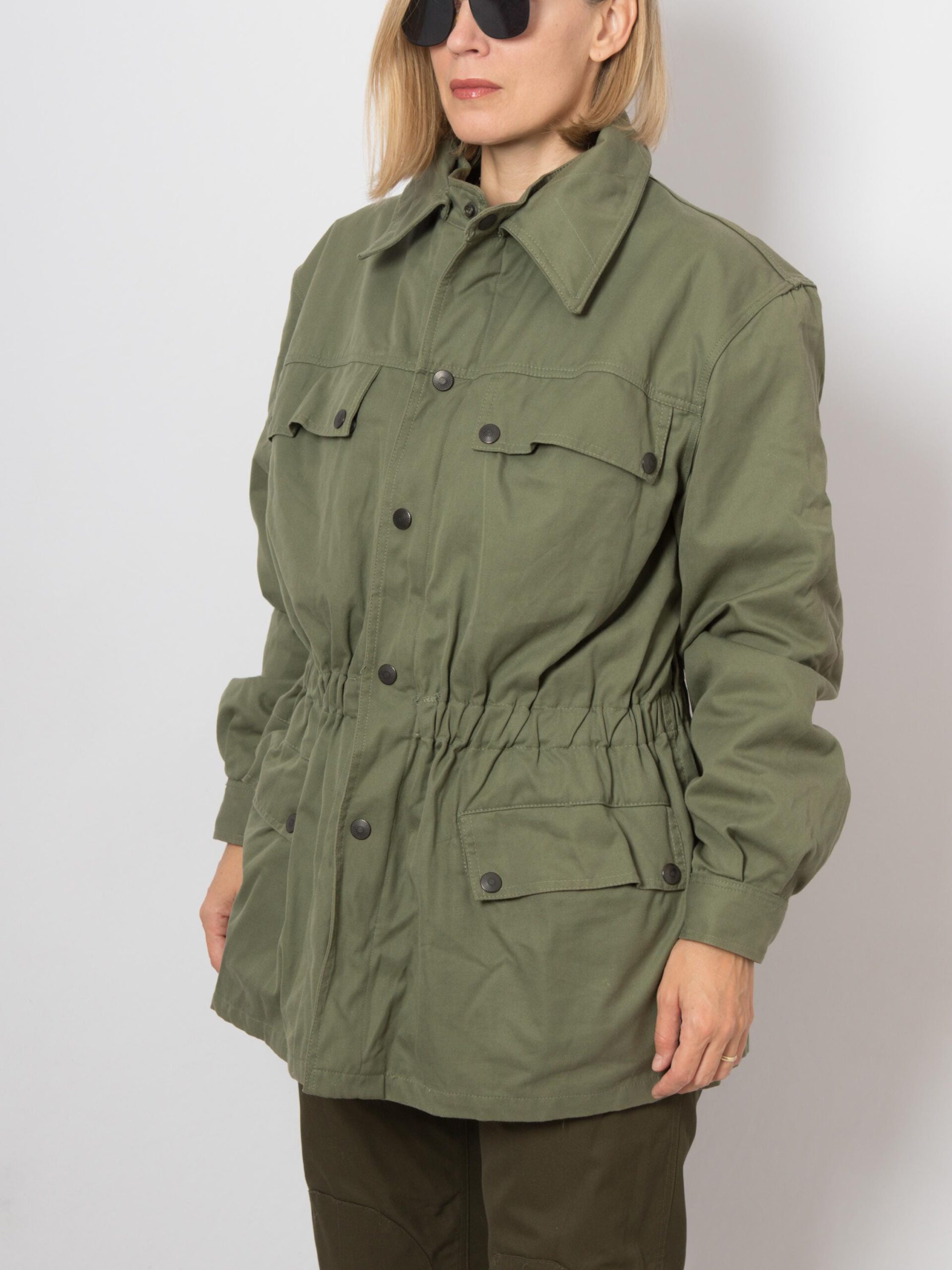 Vintage Military Army Green Jacket Vintage Military Army Green Jacket - Image 3