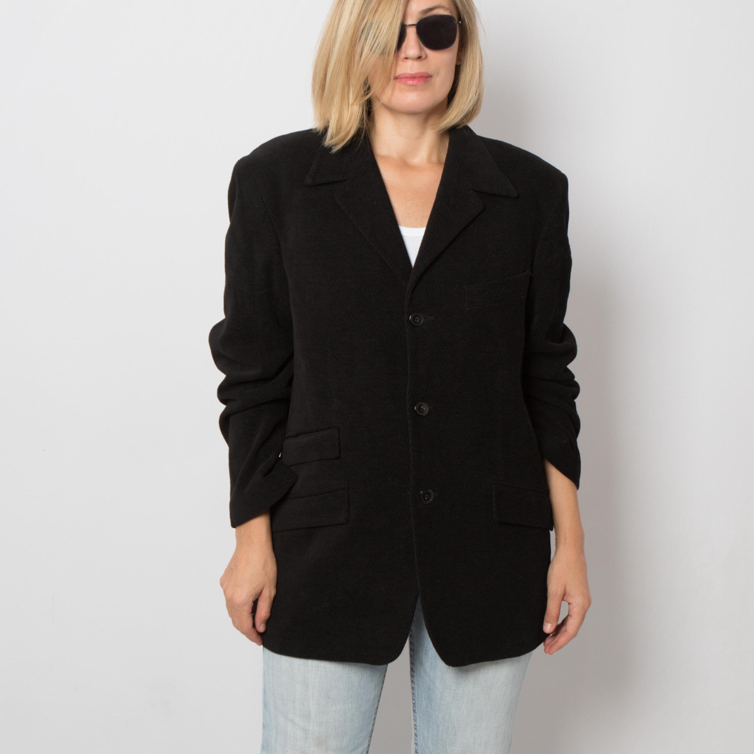 Vintage Black Corduroy Jacket Vintage Black Corduroy Jacket - Image 6