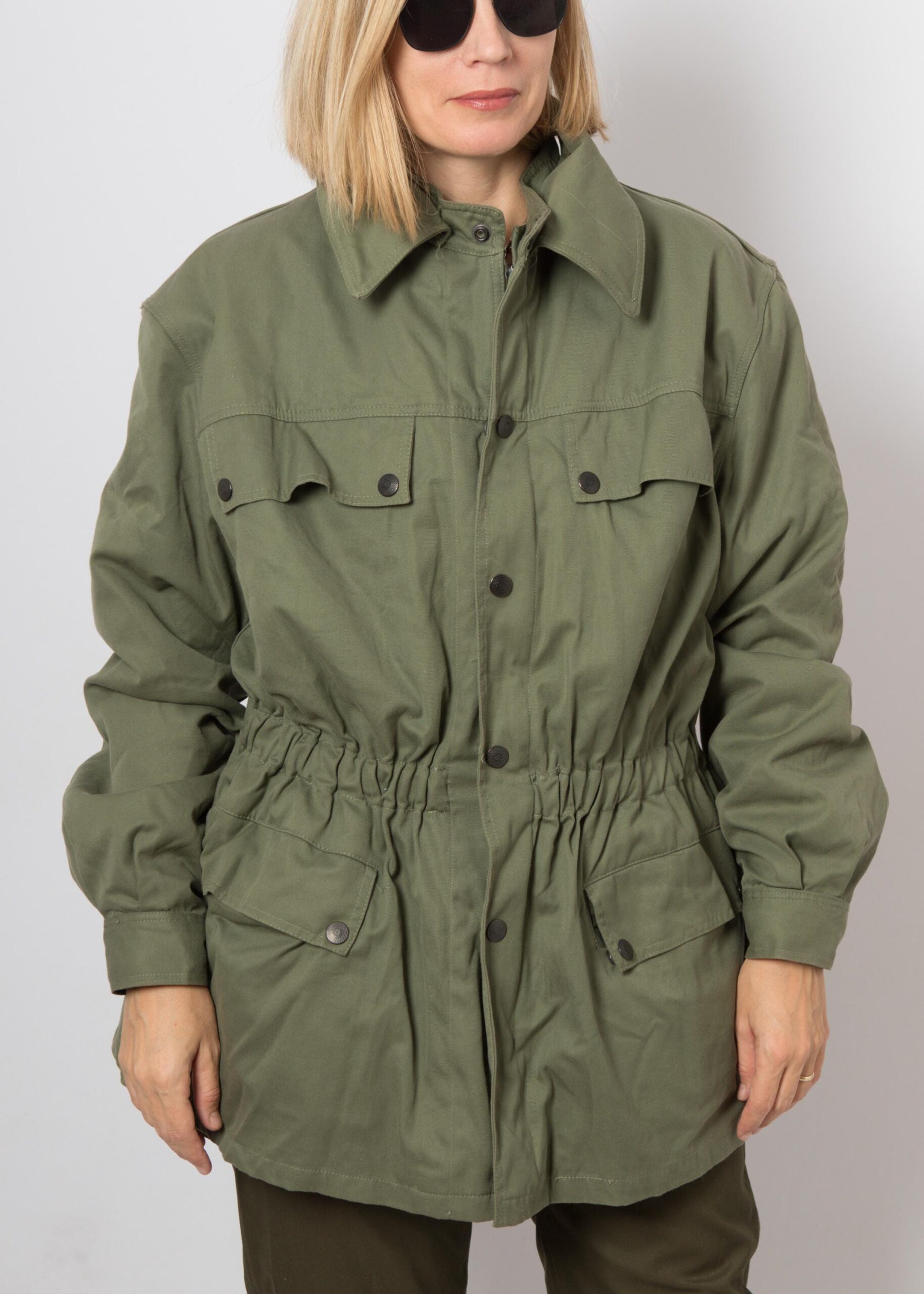 Vintage Military Army Green Jacket Vintage Military Army Green Jacket - Image 8