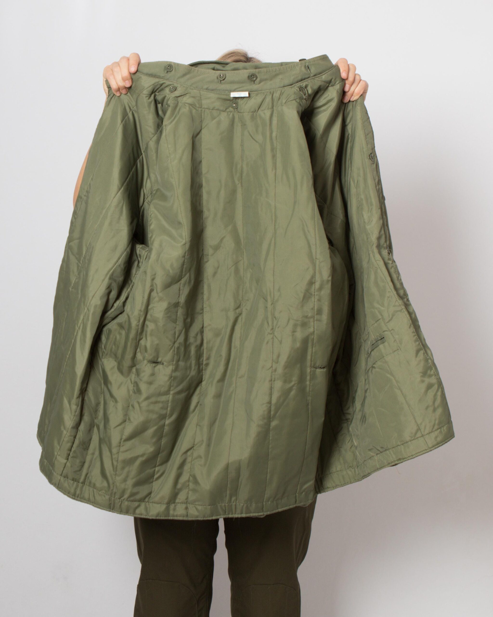 Vintage Military Army Green Jacket Vintage Military Army Green Jacket - Image 9